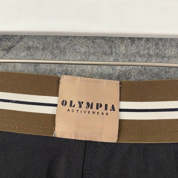 Olympia Leggings XS Black Moto Mid Rise Compression Workout - Picture 10 of 13